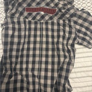 Harley-Davidson Men's Plaid Button-Down Shirt